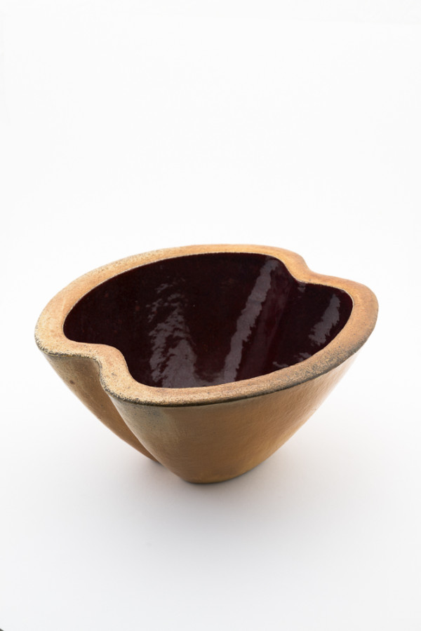 Tykk skål - Gul / Rød